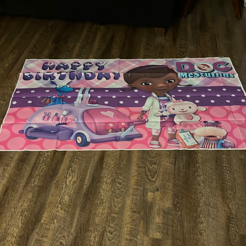 Doc mcstuffin party sign